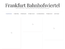 Tablet Screenshot of frankfurt-bahnhofsviertel.de